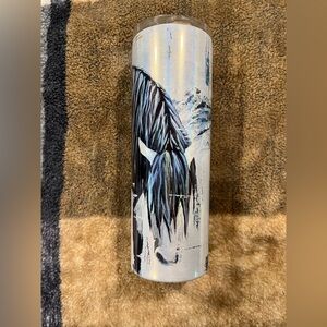 Sparkly Western Horse Skinny Tumbler *Brand New*